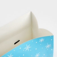 Пакет - коробка &laquo;С Новым годом&raquo;, животные, 23 х 18 х 11 см