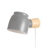 Бра "Норди" Е14 40Вт серый 11х10х19 см Бра "Норди" Е14 40Вт серый 11х10х19 см