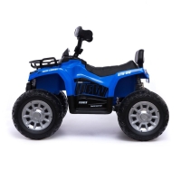 Электромобиль &laquo;Квадроцикл&raquo;, EVA колёса, кожаное сидение, цвет синий