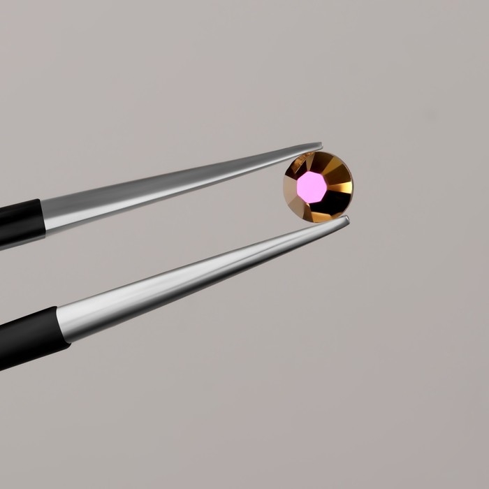 Стразы для декора ногтей, 12 ячеек, 3 мм, разноцветные