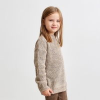 Джемпер детский MINAKU: Casual Collection KIDS, цвет бежевый, рост 98 Джемпер детский MINAKU: Casual Collection KIDS, цвет бежевый, рост 98