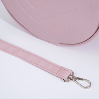 Сумка женская круглая из искусственной кожи, 18х18 см, цвет розовый Сумка женская круглая из искусственной кожи, 18х18 см, цвет розовый