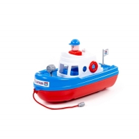 Катер &laquo;Спасатель&raquo;, цвет бело-синий