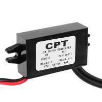 Преобразователь напряжения TORSO, 12 - 5 В, 2 USB, 3 А Преобразователь напряжения TORSO, 12 - 5 В, 2 USB, 3 А