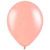 Шар латексный 12", металл, набор 100 шт., розовое золото