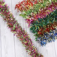 Мишура "Волна цвет" d-10 см, 200 см, микс Мишура "Волна цвет" d-10 см, 200 см, микс