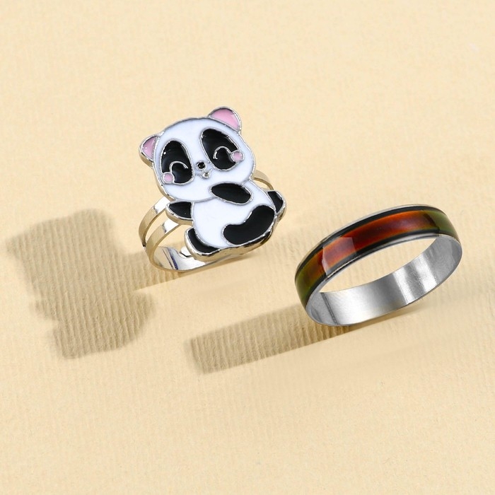 Кольцо настроение «Отпандного», набор 2 шт Кольцо настроение «Отпандного», набор 2 шт