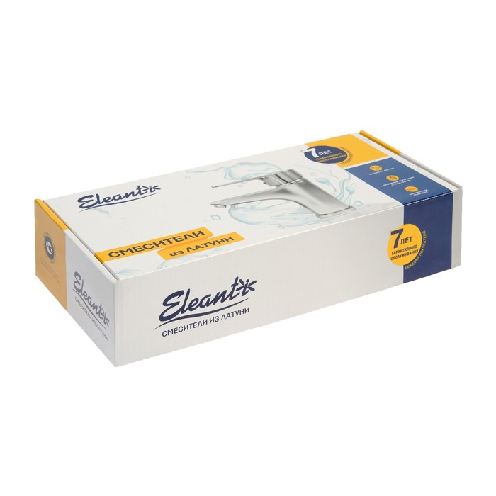 Смеситель для кухни Eleanti ELT5030, однорычажный, с гибкой подводкой, поворотный излив, цвет хром