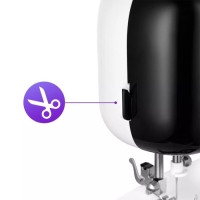 Швейная машина Kitfort КТ-6056, 9 Вт, 12 операций, полуавтомат, бело-чёрная Швейная машина Kitfort КТ-6056, 9 Вт, 12 операций, полуавтомат, бело-чёрная