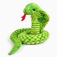 Мягкая игрушка &laquo;Кобра&raquo;, 55 см, цвет зелёный