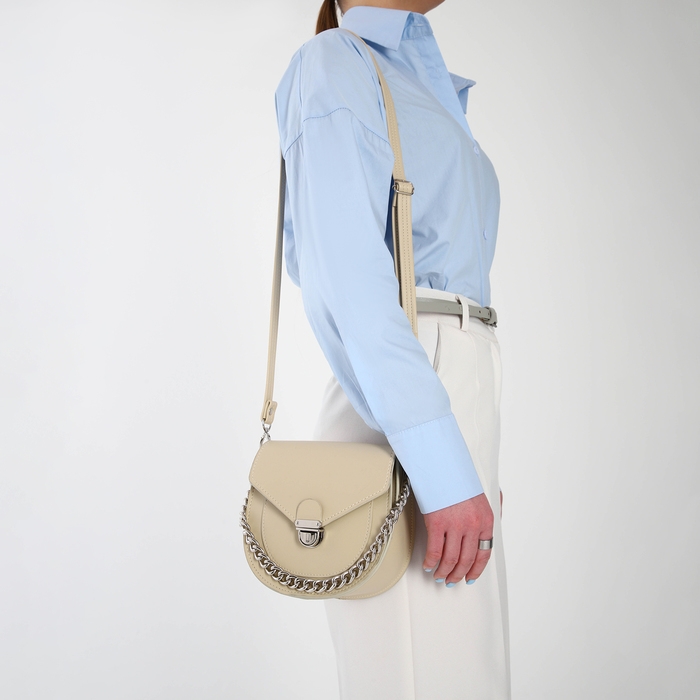 Сумка женская TEXTURA, мессенджер, маленький размер, цвет бежевый Сумка женская TEXTURA, мессенджер, маленький размер, цвет бежевый