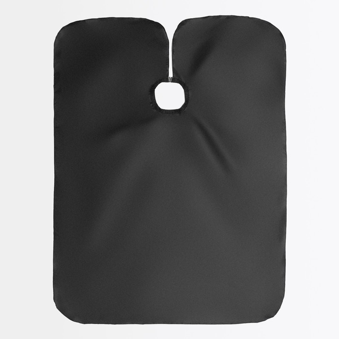 Пелерина парикмахерская, с крючком, цвет чёрный Пелерина парикмахерская, с крючком, цвет чёрный