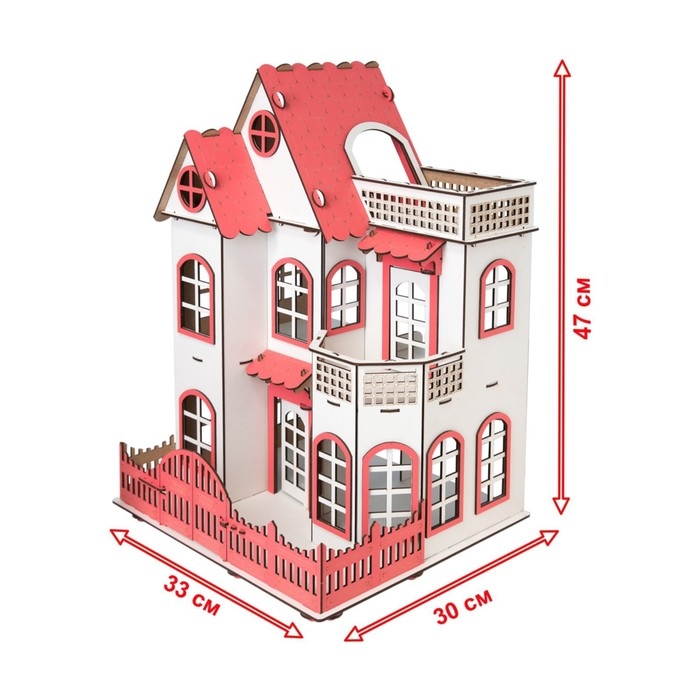 Кукольный домик &laquo;Престиж&raquo; белый