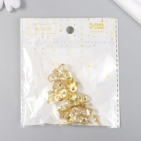 Замок металл для шкатулки "Крючок" золото набор 4 шт 2,7х2,5 см Замок металл для шкатулки "Крючок" золото набор 4 шт 2,7х2,5 см