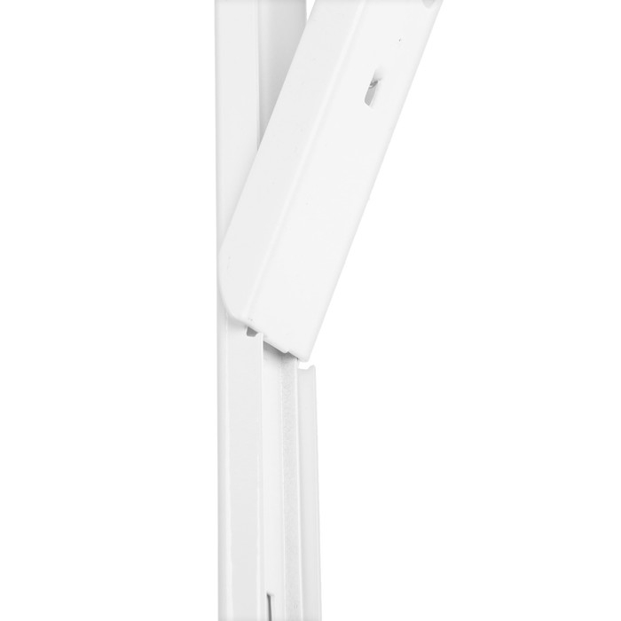 Кронштейн складной для столов и полок ТУНДРА, F001 , 2 шт., длина 350 мм., сталь, цвет белый   97039