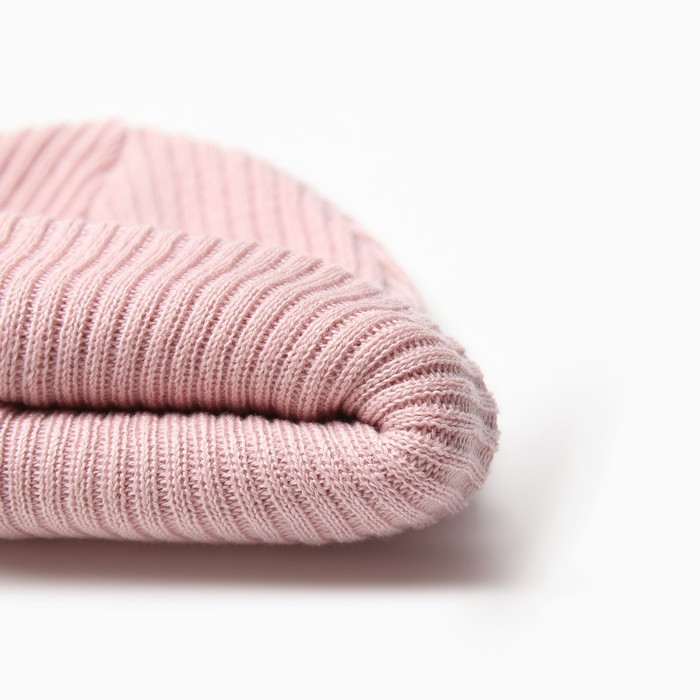 Шапка детская MINAKU р-р 48-50, цвет розовый Шапка детская MINAKU р-р 48-50, цвет розовый