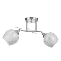 Люстра потолочная Грейс 2хE27 40Вт Хром Люстра потолочная Грейс 2хE27 40Вт Хром