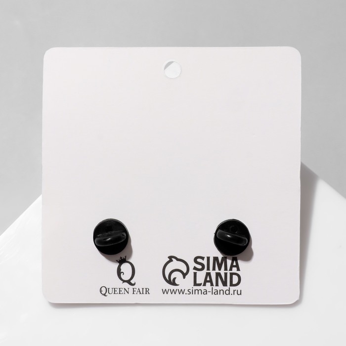 Набор значков (2 шт.) &laquo;Зверюшки&raquo; с бокалом, цветной