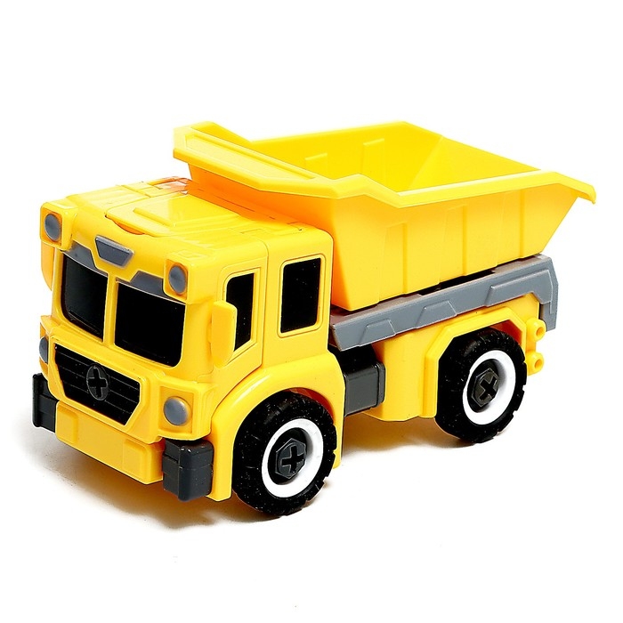 Конструктор винтовой &laquo;Самосвал&raquo;, 2 в 1 робот-машина