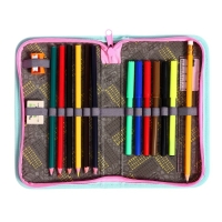 Пенал 1 секция, 115 х 205 мм, с наполнением 16 предметов, Calligrata "Девочка" ламинированный картон, 30П26/set Пенал 1 секция, 115 х 205 мм, с наполнением 16 предметов, Calligrata "Девочка" ламинированный картон, 30П26/set