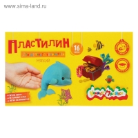 Пластилин 16 цветов 240 г "Каляка-Маляка", со стеком Пластилин 16 цветов 240 г "Каляка-Маляка", со стеком