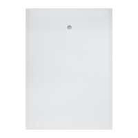 Папка-конверт на кнопке А4, 150 мкм, BRAUBERG, прозрачная Папка-конверт на кнопке А4, 150 мкм, BRAUBERG, прозрачная