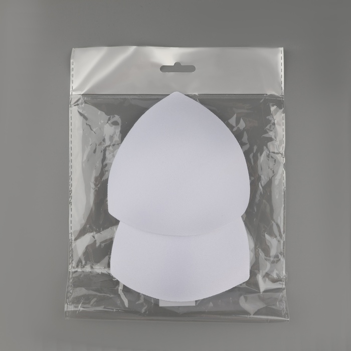 Чашки для бюстгальтера &laquo;Треугольник&raquo;, евро 70-75, пара, цвет белый