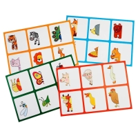 Пластиковое лото &laquo;Угадай, кто это? Найди половинку&raquo;