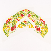 Термотрансфер &laquo;Хохлома рябина&raquo;, набор 10 шт.