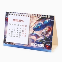 Календарь 2025 настольный с отрывными листами &laquo;Новый год: Счастье только начинается&raquo;, 16,9 х 14 см