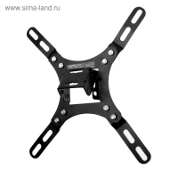 Кронштейн Kromax VEGA-8, для ТВ, наклонный, 15-42", 30 мм от стены, черный