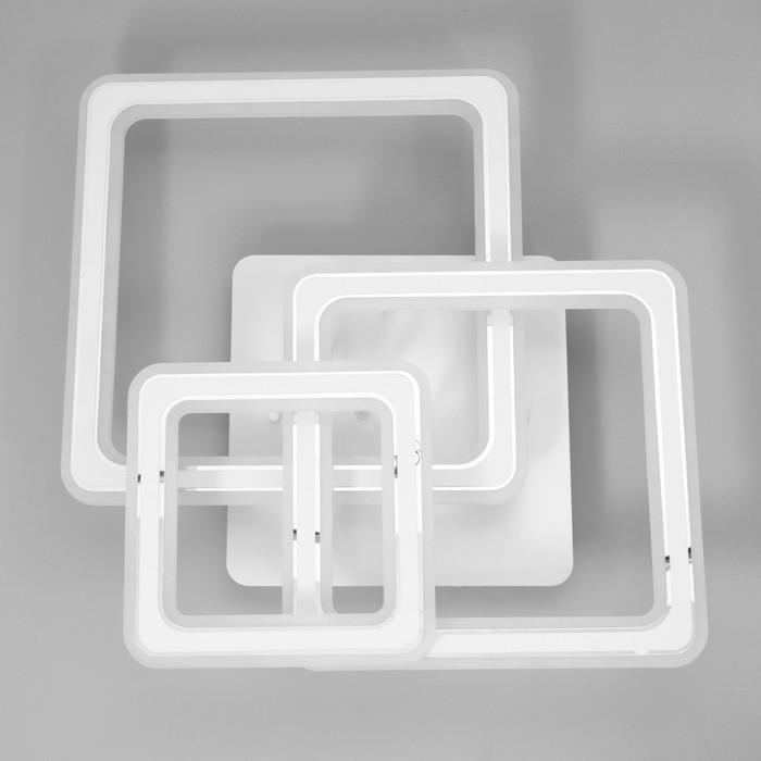 Люстра "Индира"с ПДУ LED 250Вт 3000-6000Вт белый 53,5х53,5х15см BayerLux