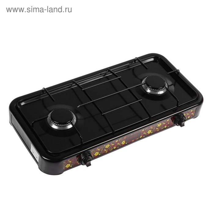 Плитка газовая ENERGY EN-002B, 2 конфорки, черная Плитка газовая ENERGY EN-002B, 2 конфорки, черная