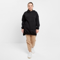 Худи женское НАЧЁС, цвет чёрный, размер 52 Худи женское НАЧЁС, цвет чёрный, размер 52