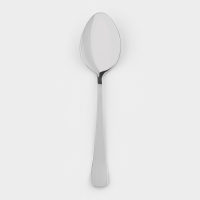 Ложка столовая &laquo;Росинка&raquo;, длина 19,5 см, толщина 1,8 мм, цвет серебряный