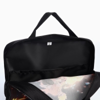 Папка для труда А4 на молнии текстиль 70мм 350 х 270 мал &laquo;1 сентября: Аниме мото&raquo;