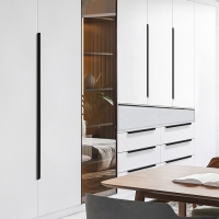 Ручка торцевая CAPPIO RT002BL, L=600 мм, м/о 480 мм, цвет черный