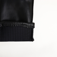 Перчатки женские, безразмерные, без утеплителя, цвет чёрный Перчатки женские, безразмерные, без утеплителя, цвет чёрный