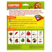 Сортер &laquo;Изучаем времена года&raquo; с карточками Домана