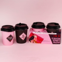 Подарочный набор &laquo;Со вкусом первого свидания&raquo; кофе: 100% арабика 8 г. и чайный напиток 3 г.