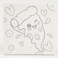 Картина по номерам на холсте с подрамником для детей &laquo;Аппетитный кусочек&raquo;, 17 х 17 см