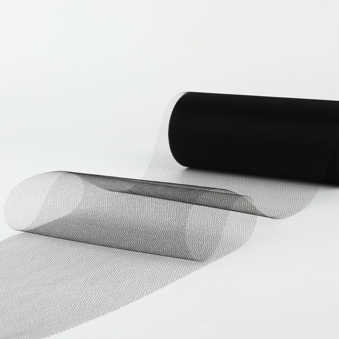 Фатин, 15 см, 11 &plusmn; 1 г/кв.м, 23 &plusmn; 1 м, цвет чёрный №21