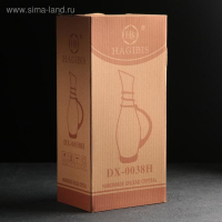 Декантер стеклянный &laquo;Багира&raquo;, 1 л, 15&times;10&times;32 см, цвет перламутровый