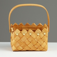 Корзина плетеная, 17 х 13 х 11/23 см, секвойя Корзина плетеная, 17 х 13 х 11/23 см, секвойя