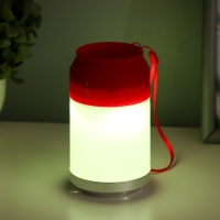 Ночник "Фоси" LED 5 режимов от батареек 3хААА бело-красный 6,5х6,5х11,5 см Ночник "Фоси" LED 5 режимов от батареек 3хААА бело-красный 6,5х6,5х11,5 см