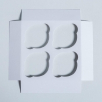 Коробка для капкейков &laquo;Let it snow&raquo;, 16 х 16 х 10 см, Новый год