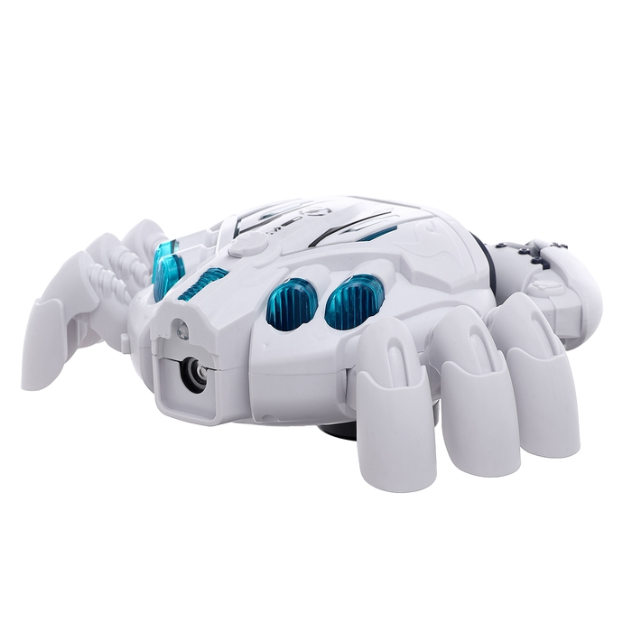 Животное «Шустрый краб», световые, звуковые, дымовые эффекты, работает от батареек, цвет белый Животное «Шустрый краб», световые, звуковые, дымовые эффекты, работает от батареек, цвет белый