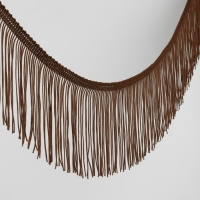 Тесьма декоративная «Бахрома», 10 см, 5 ± 0,5 м, цвет кофейный Тесьма декоративная «Бахрома», 10 см, 5 ± 0,5 м, цвет кофейный