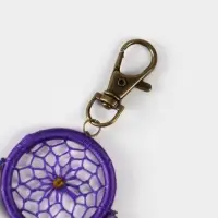 Брелок ловец снов, 17 см, фиолетовый