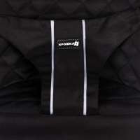 Шезлонг детский, кресло - качалка с игрушками для новорождённых &laquo;Крошка Я&raquo;, цвет чёрный